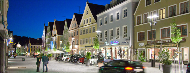 Historische Altstadt als lebendiges Zentrum in Mindelheim