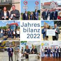 Die Fotos zeigen verschiedene Ortstermine von Staatsminister Christian Bernreiter im Jahr 2022.