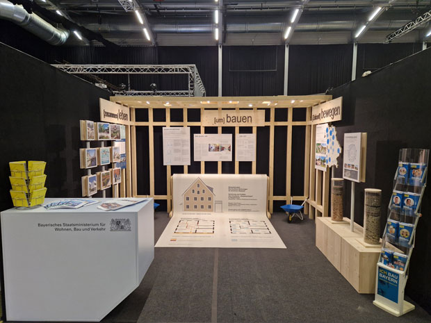 Messestand aus Holz